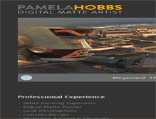 Tablet Screenshot of pamelahobbs.com